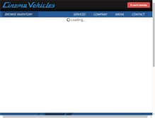 Tablet Screenshot of cinemavehicles.com